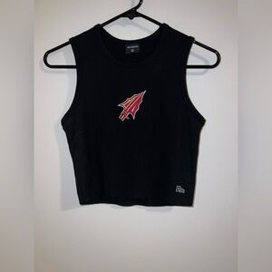 Ladies Florida State FSU Crop Tank Top Black